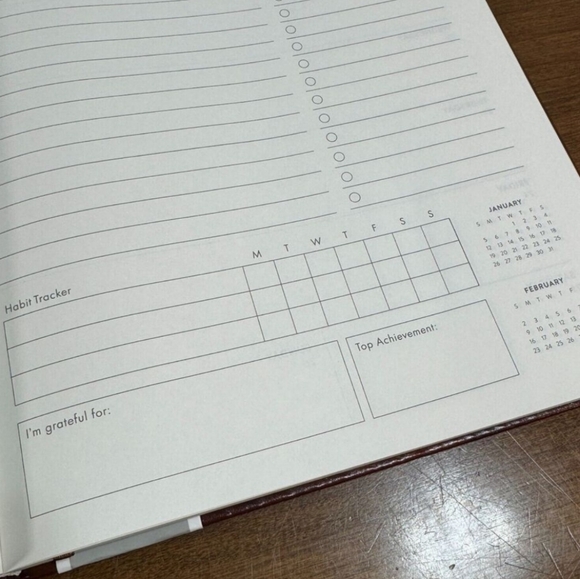 💕NWT 2025 Planner "IT ALWAYS SEEMS IMPOSSIBLE UNTIL IT'S DONE"💕 - Picture 7 of 9